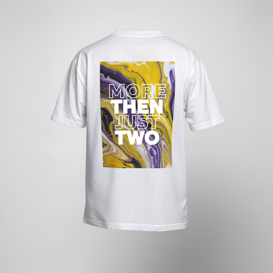 The Ritual MORE THAN TWO Non-Binary T-Shirt – Unisex Loose Fit Pride Tee