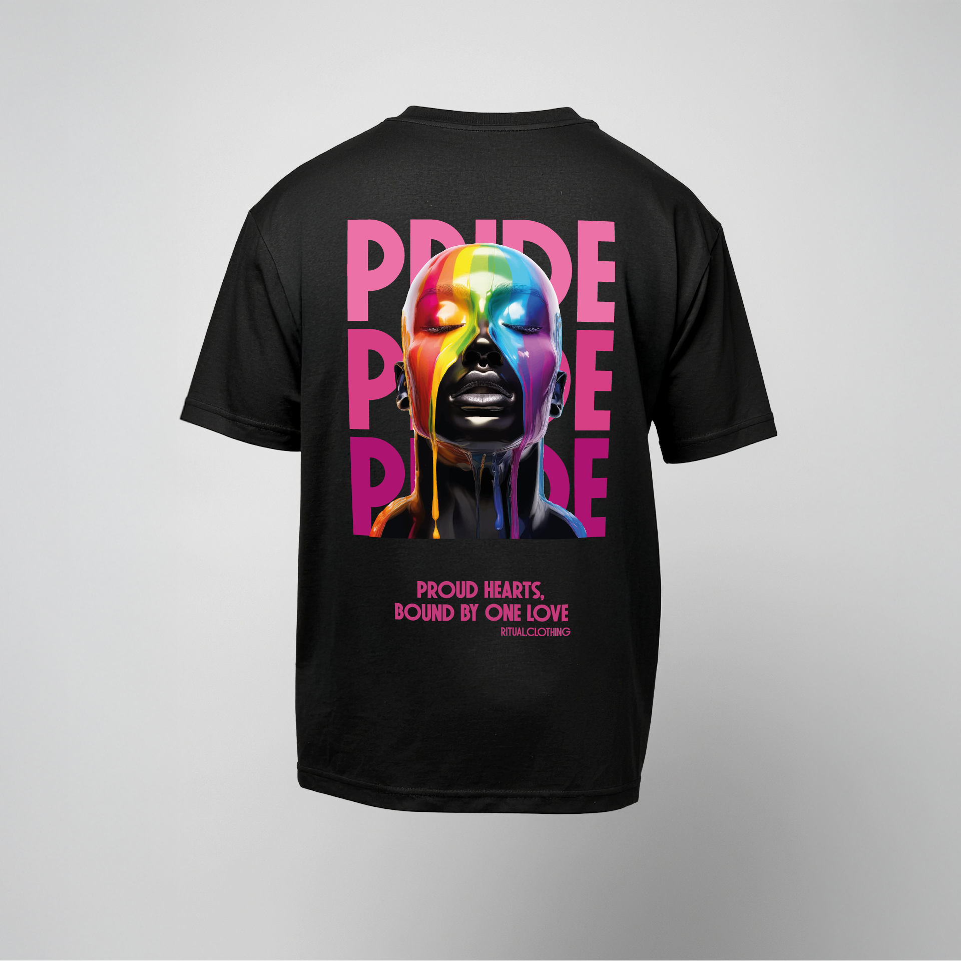 FLOW IN PRIDE Limited Edition Print T-Shirt mit Regenbogen-Statement