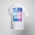 Unisex Bisexual Visibility T-Shirt OPEN HEART aus 100 % Baumwolle, vegan